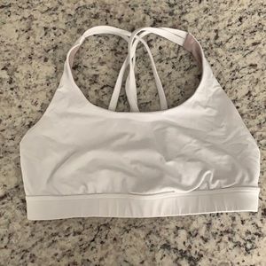 Lululemon Energy Bra, Size 8. Padding removed.